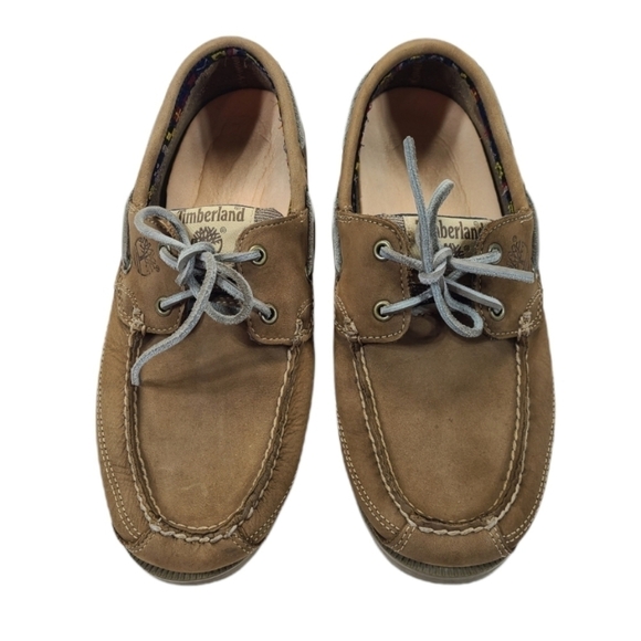 Timberland Boat Shoes Earthkeepers Kia Wah Bay 2 Eyelet Leather, Size 8.5 - Picture 1 of 10